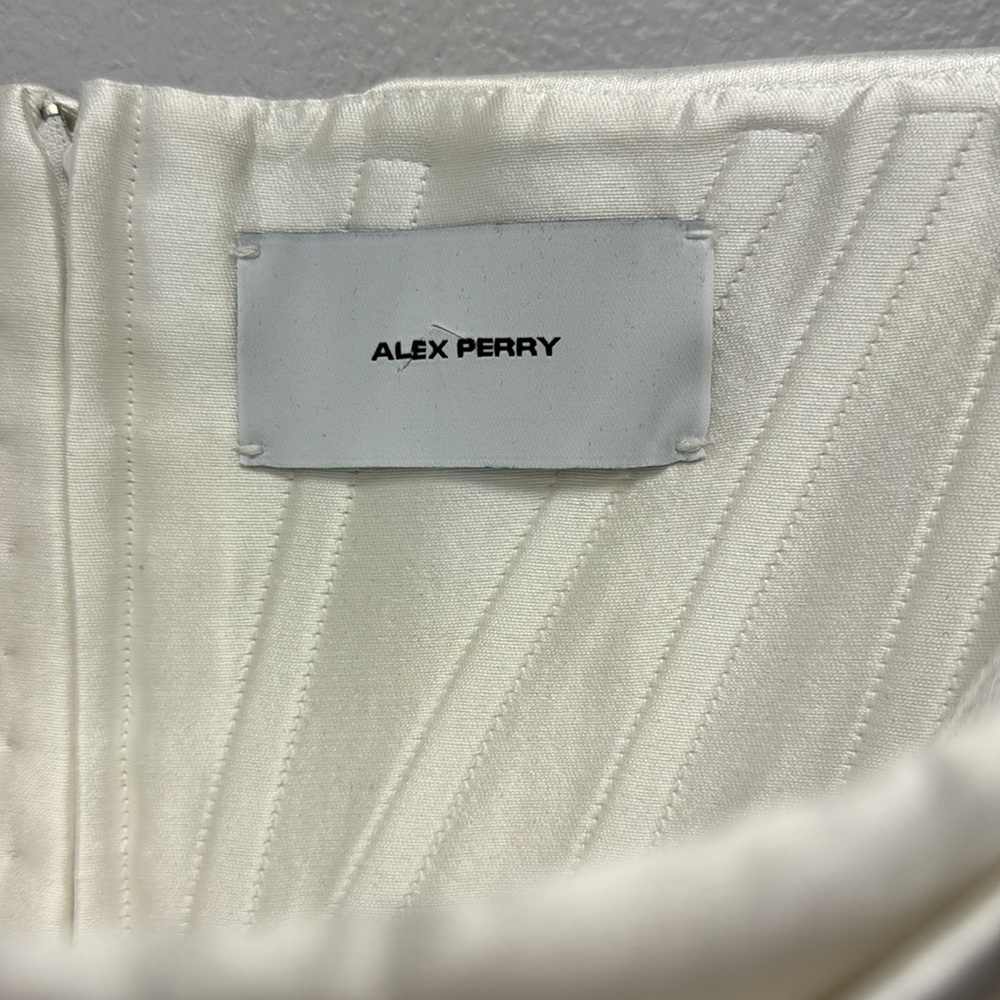 Alex Perry Strapless Draped Mini Dress - Picture 7 of 10
